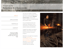 Tablet Screenshot of boleslawkochanowski.com